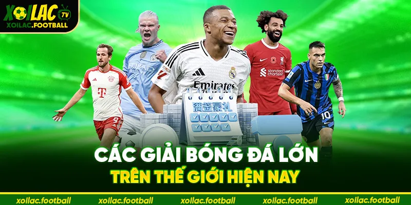 các giải bóng đá lớn trên thế giới hiện nay