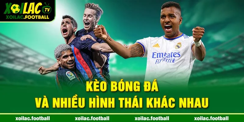 Kèo bóng đá và nhiều hình thái khác nhau