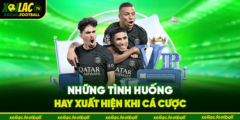 Những tình huống hay xuất hiện khi cá cược